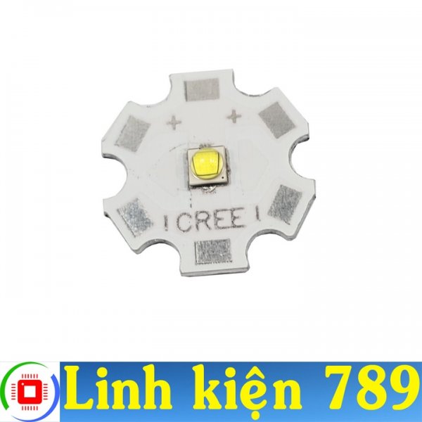 CHIP LED CREE XPG2 S2 3535 3V 5W sáng trắng đế nhôm 20mm